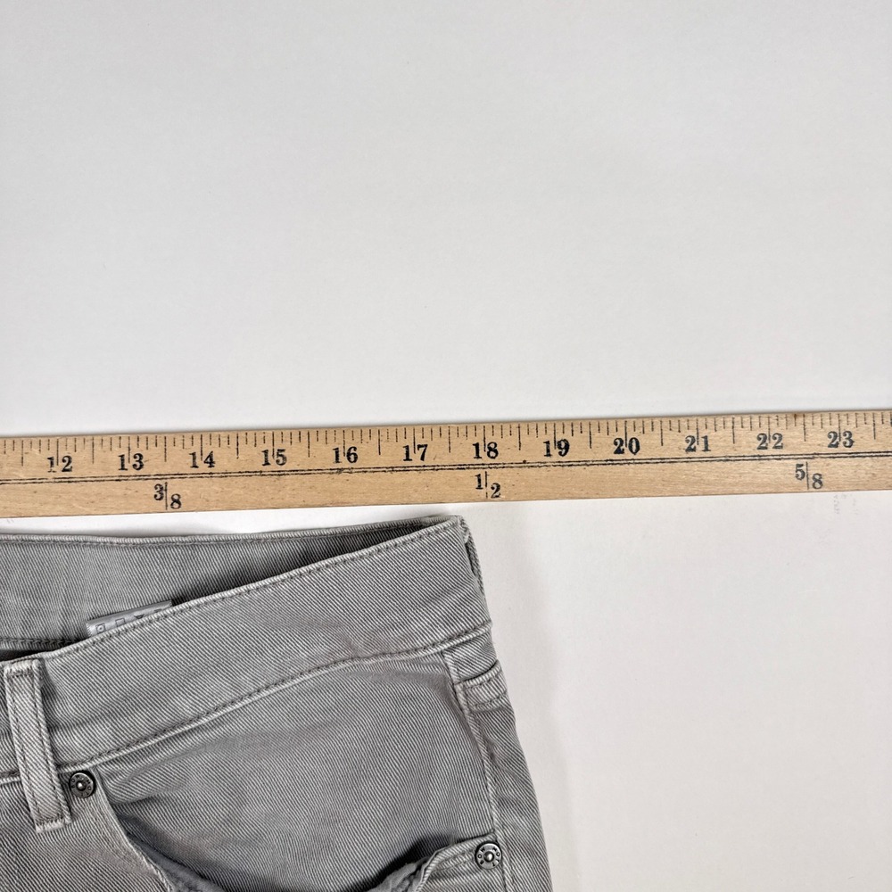 Mott & Bow Jeans Mens 36x30 Gray Twill Stretch Minimalist Mercer Straight Pants - Picture 4 of 9